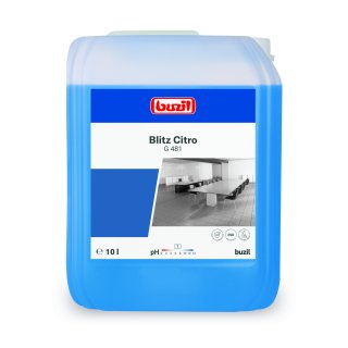 Buzil G481 Blitz Citro 10 liter / 2.2 gal. all purpose cleaner