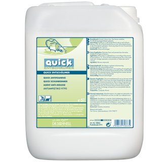 Dr. Schnell QUICK Entschäumer 1.3 gal / 5L - Prevents the...