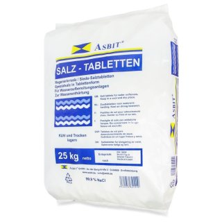 ASBIT Salt tablets 55 lbs / 25kg for water softeners
