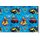 Cotton Jersey Fabric firefighter Sam Digital Print blue car