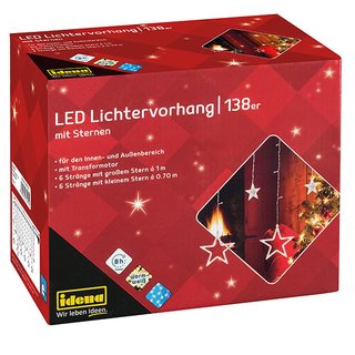 LED light curtain 138 with stars