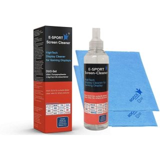 Rogge E-Sport Screen Cleaner 8,45oz Screen Cleaner + 2x Microfibre